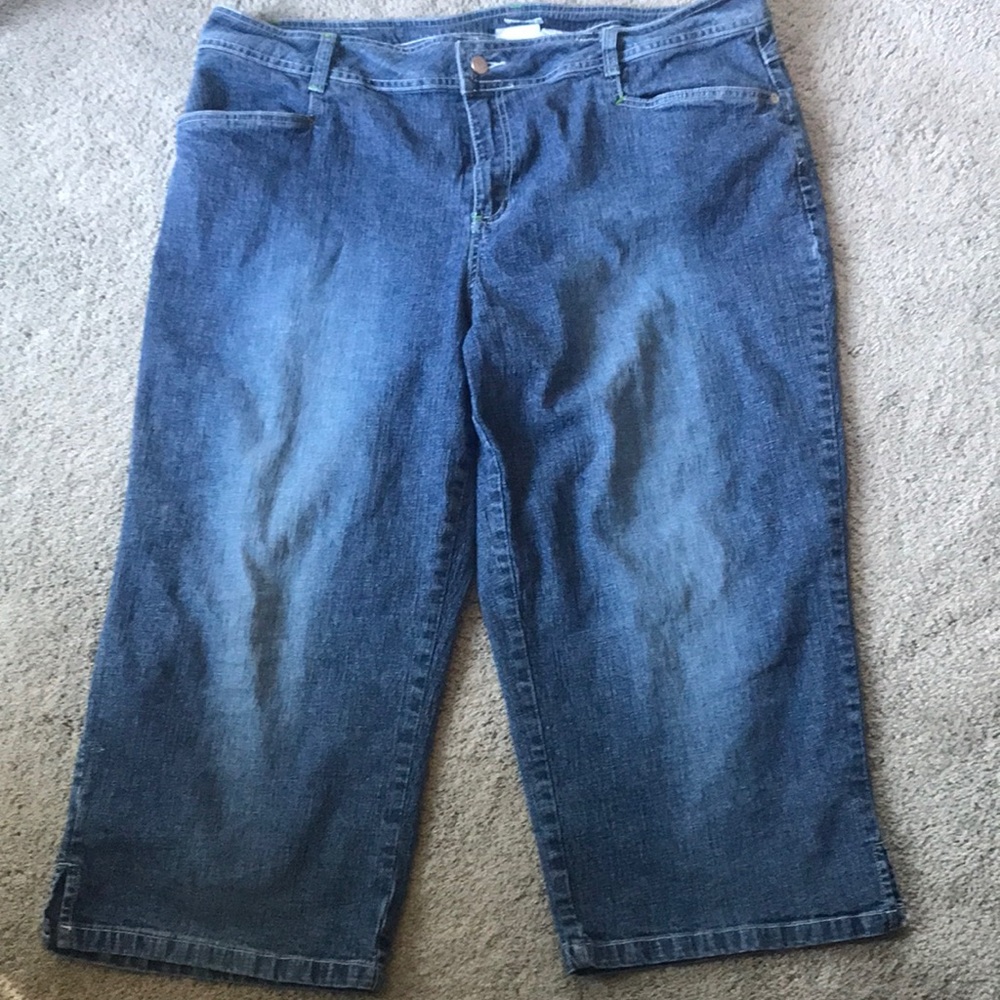 NWOT CROPPED Denim